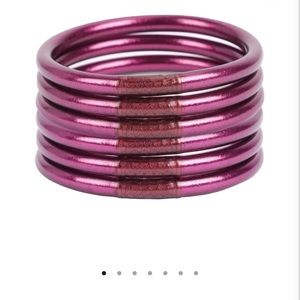 NWOT BuDhaGirl Amethyst All Weather Bangle Bracelets